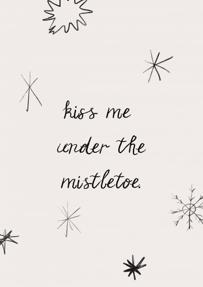 Kissmeunderthemistletoe by Treechild — canvas wall art