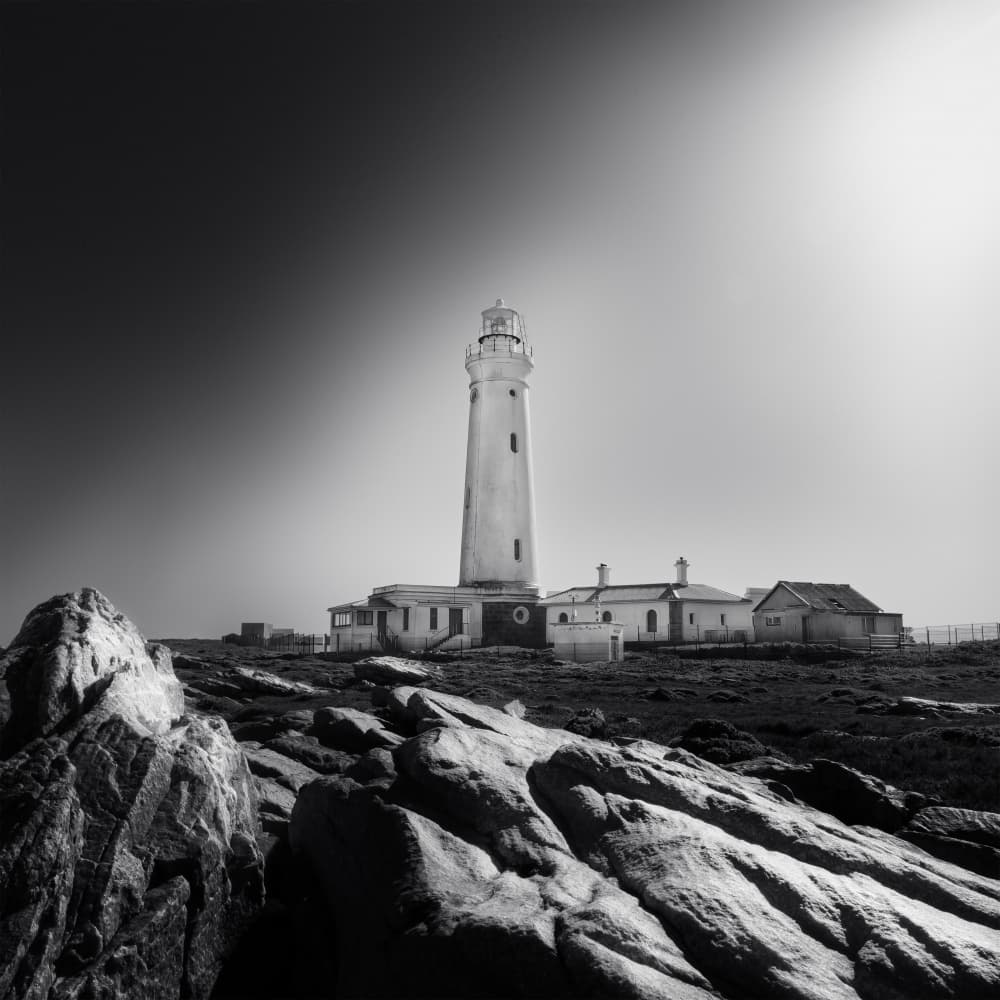 Dramatic Lighthouse Landscape by Ray Truter — canvas wall art