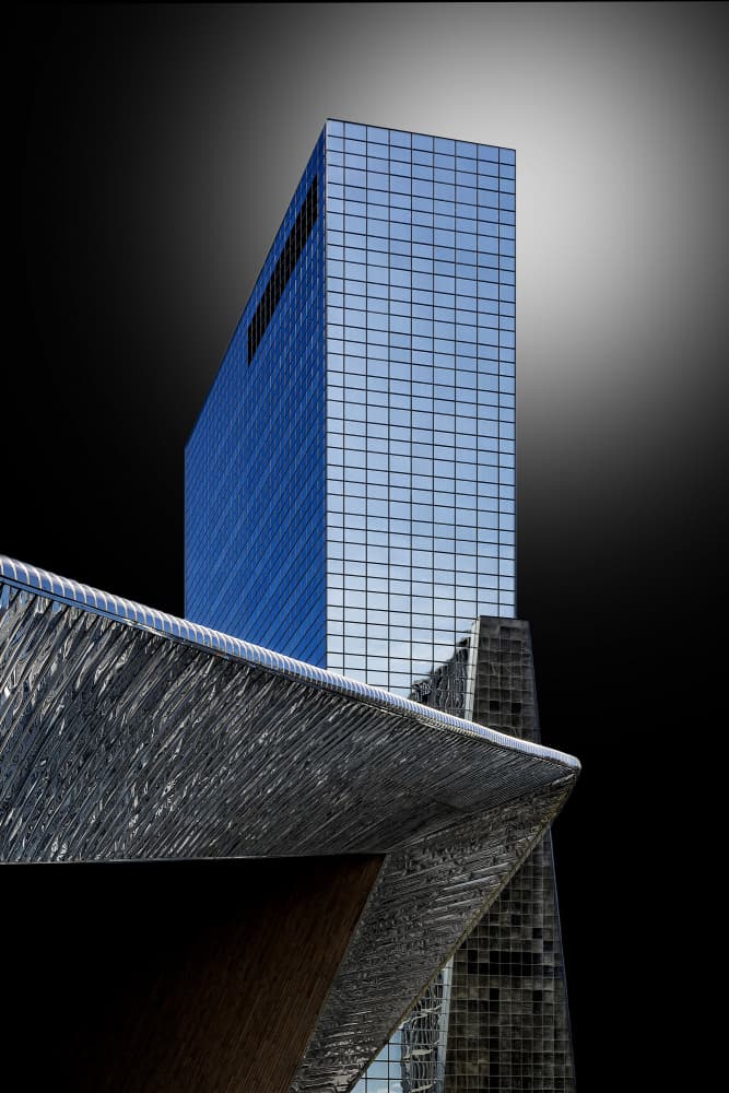 Sleek City Architecture by Wilma Wijers Smeets — canvas wall art