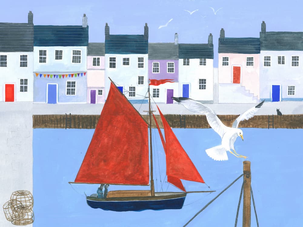 Serenity Of Seaside Life by Isabelle Brent — canvas wall art