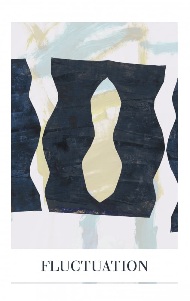 Organic Abstract Shapes by Edward Selkirk — canvas wall art