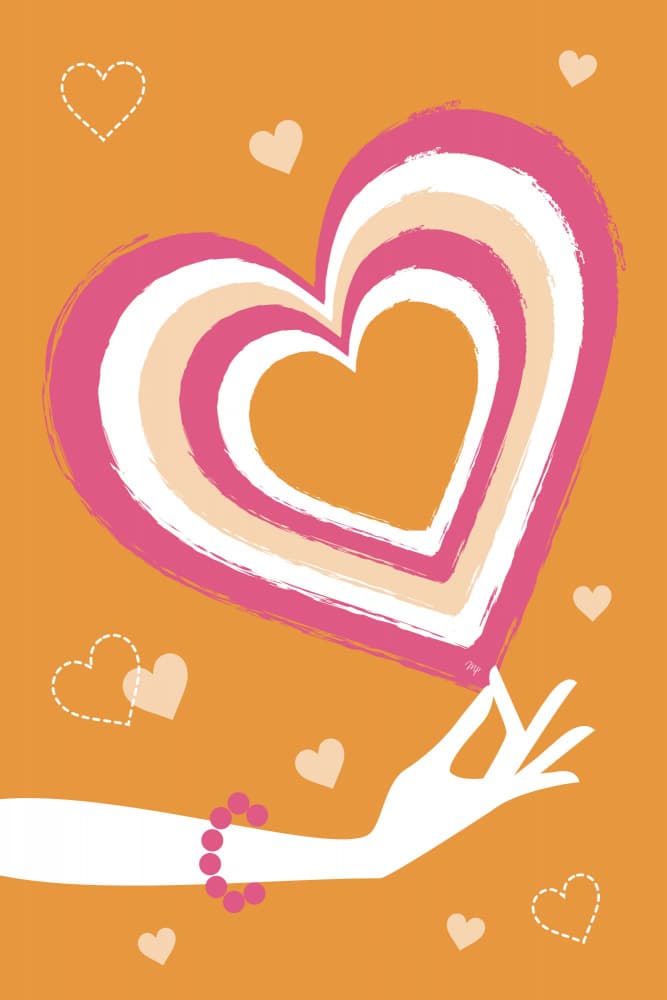 Love's Gentle Gesture by Martina — canvas wall art