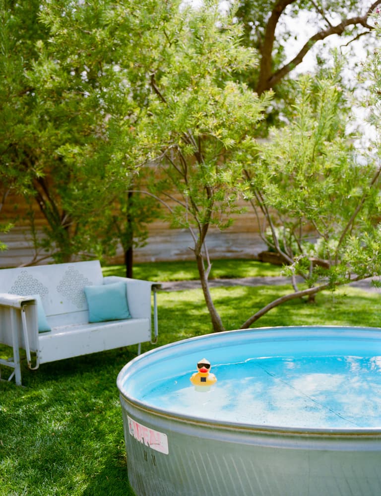 Cool Duck In Pool by Bethany Young — canvas wall art