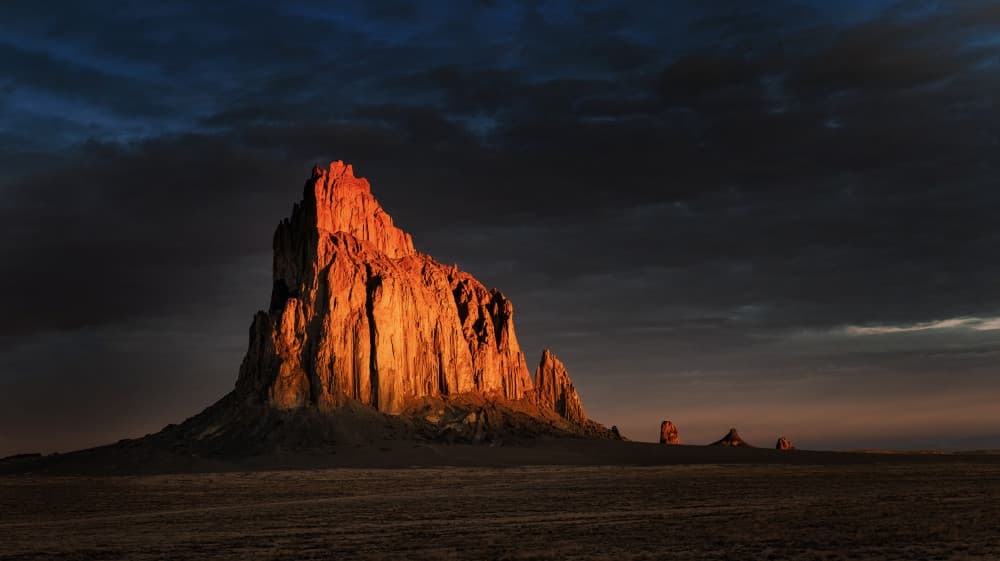 Majestic Desert Peak by Joanna W — canvas wall art