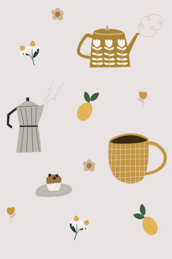 Cozy Coffee Morning by Menina Lisboa — canvas wall art