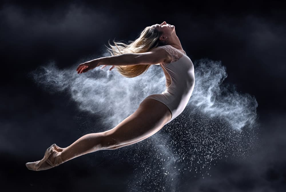 Graceful Powder Dancer by Marcel Egger — canvas wall art