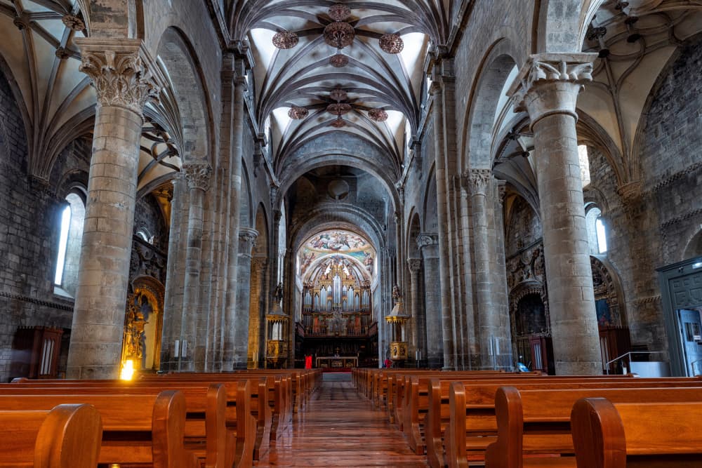 Grand Cathedral Interior by TONY GORAN — canvas wall art