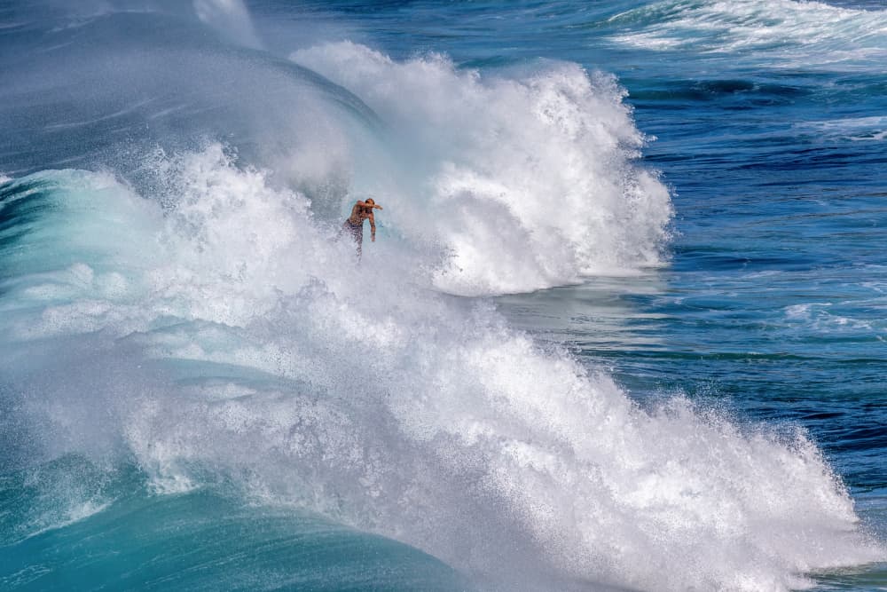 Big Wave Surfer by Mark Strom — canvas wall art