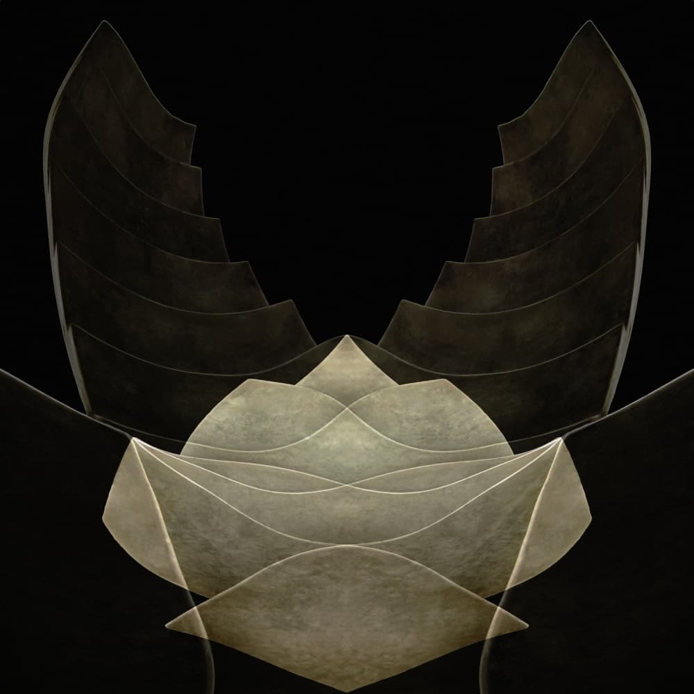 Sleek Geometric Layers by Gilbert Claes — canvas wall art