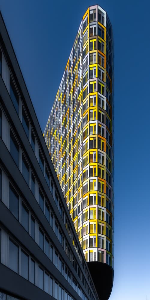 Colorful Urban Geometry by Andy Dauer — canvas wall art