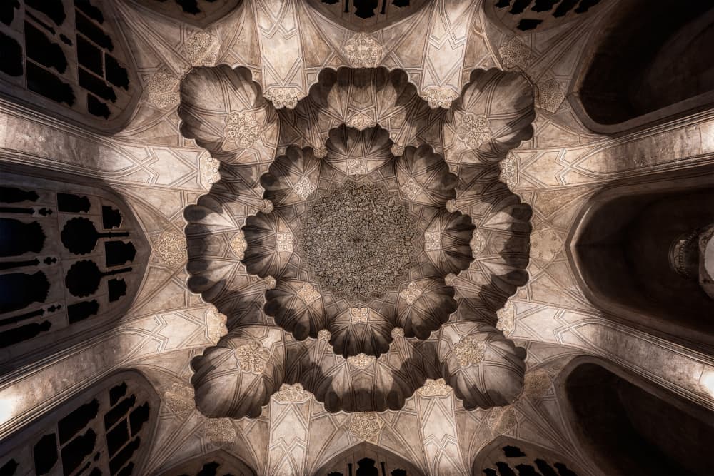 Ornate Dome Ceiling by Irene Wu — canvas wall art