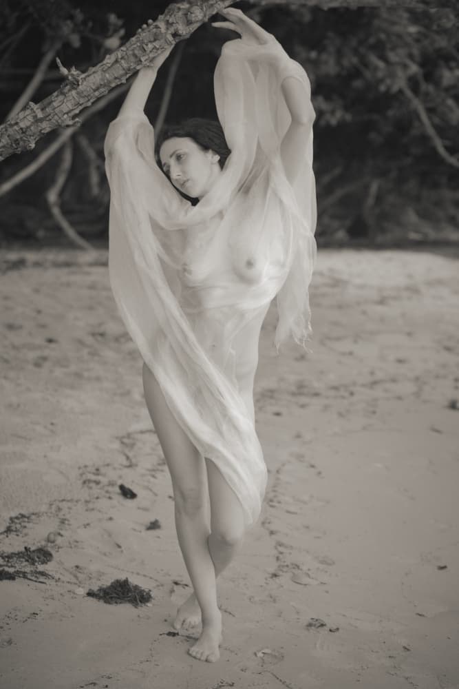 Ethereal Beach Nude by Mel Brackstone — canvas wall art