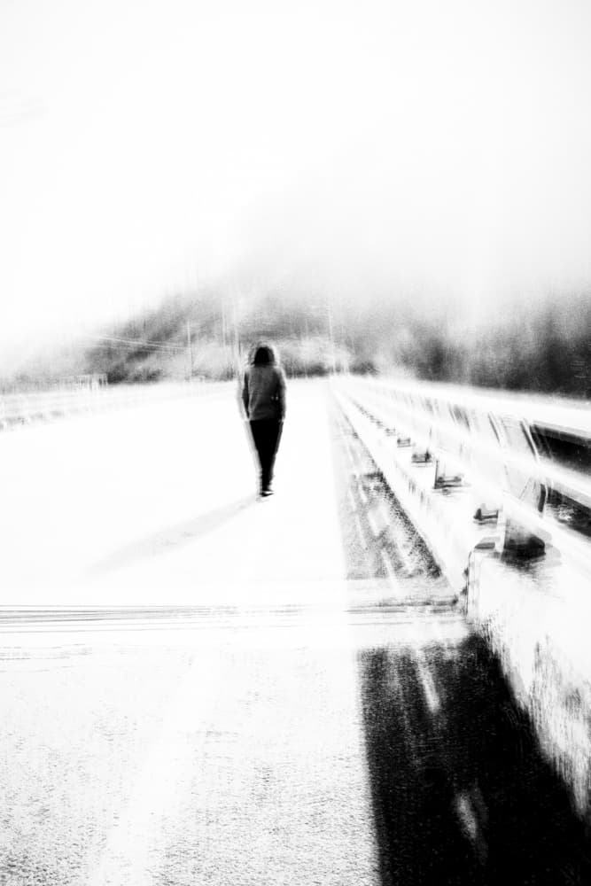 Solitary Walk In Fog by Wanjae Choi — canvas wall art
