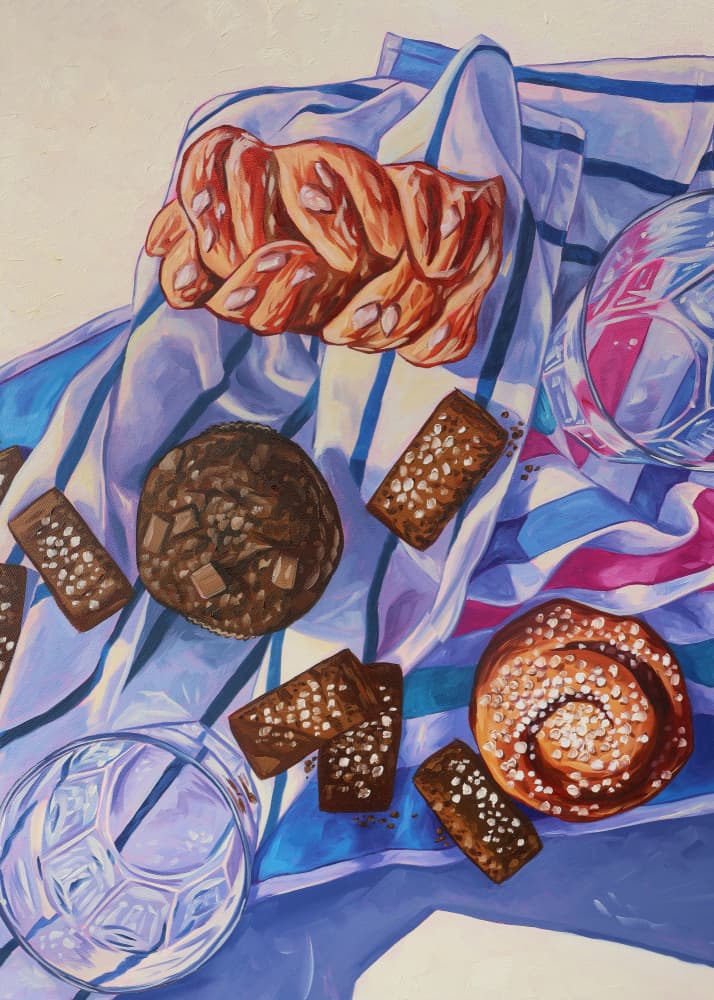 Sweet Breakfast Still Life by Anna Zdanowicz — canvas wall art