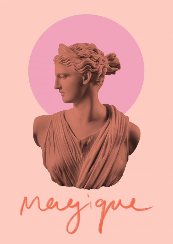 Pink Goddess Magique by Talitha McQueen — canvas wall art