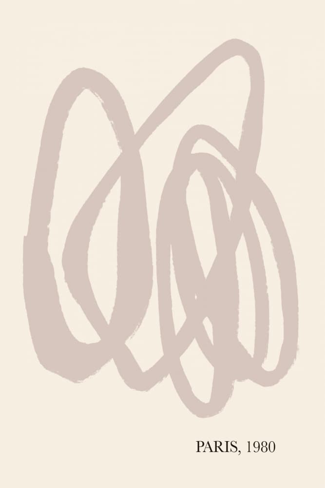 Soft Abstract Lines by Talitha McQueen — canvas wall art