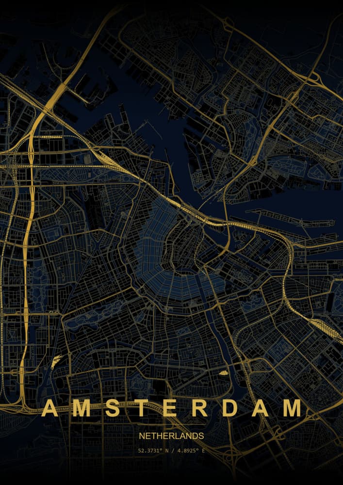 Amsterdam by HUGO — canvas wall art