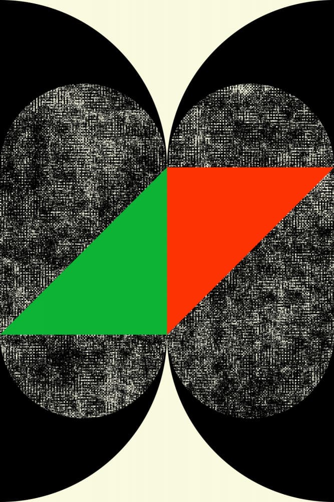Geometric Color Block by Petr Strnad — canvas wall art