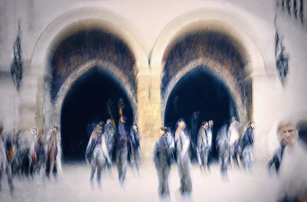 Dreamy Archway Motion by Jan van der Linden — canvas wall art