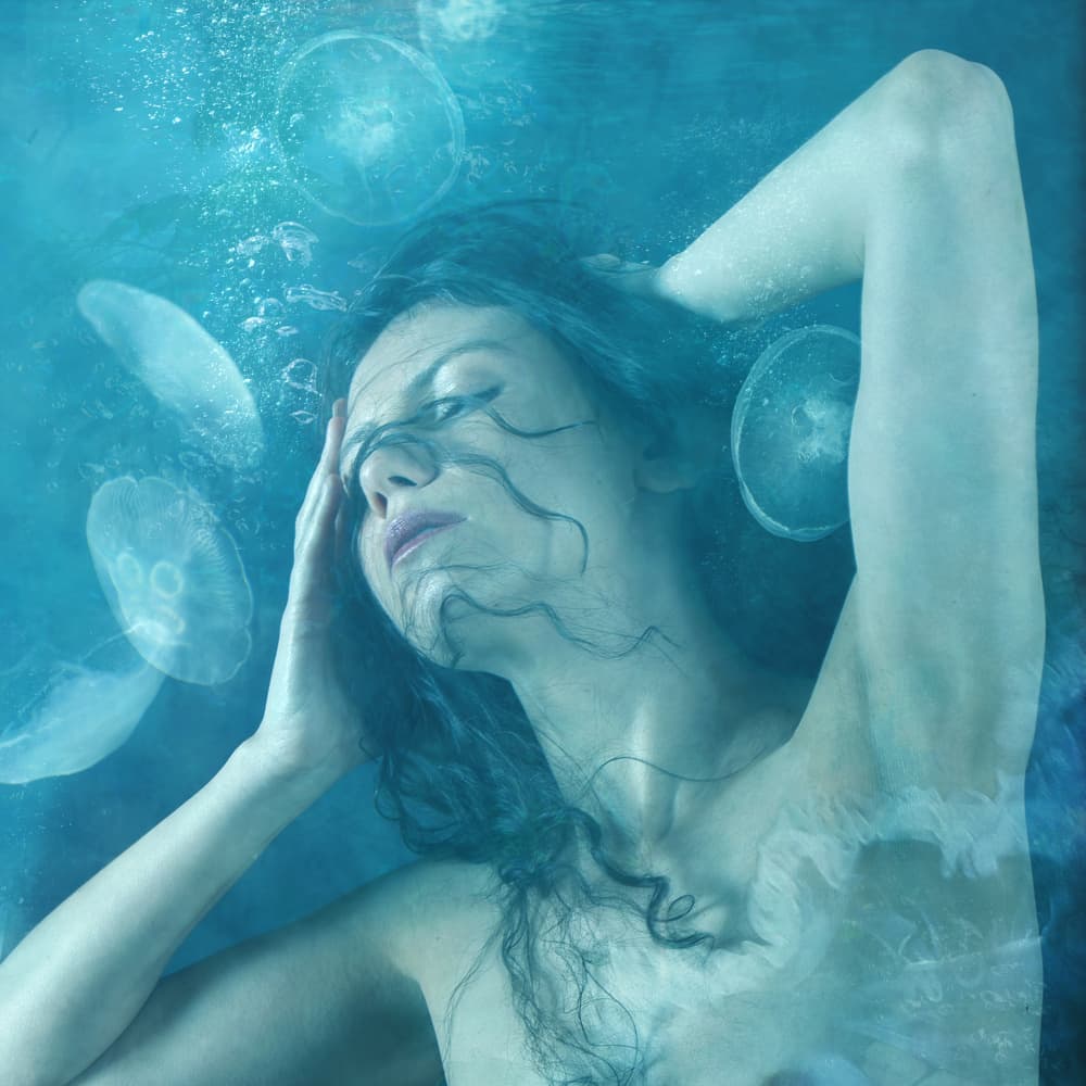Serene Underwater Dream by miriana — canvas wall art