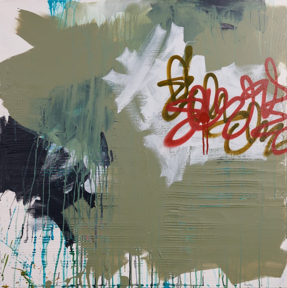 Dynamic Abstract Graffiti by kent youngstrom — canvas wall art