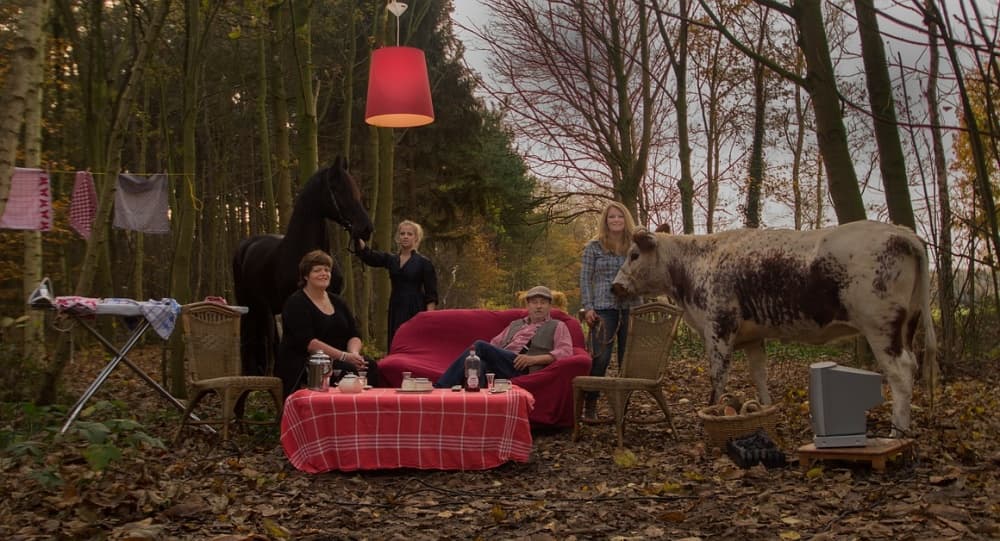 Whimsical Forest Gathering by Gert van den Bosch — canvas wall art