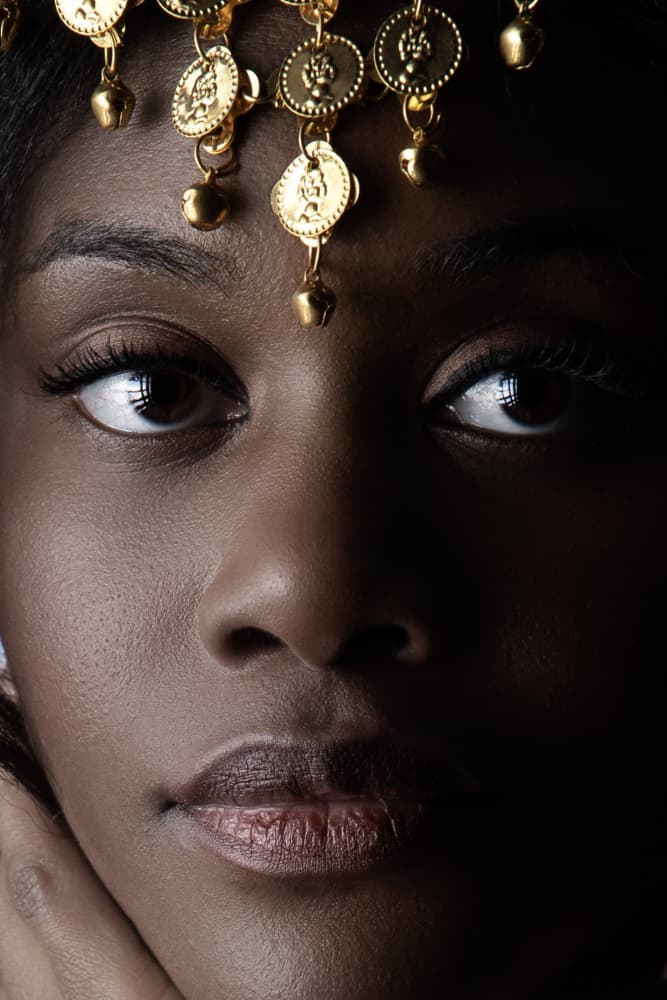 Captivating Golden Gaze by Jan Slotboom — canvas wall art