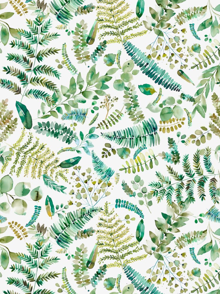 Lush Watercolor Botanicals by Ninola Design — canvas wall art