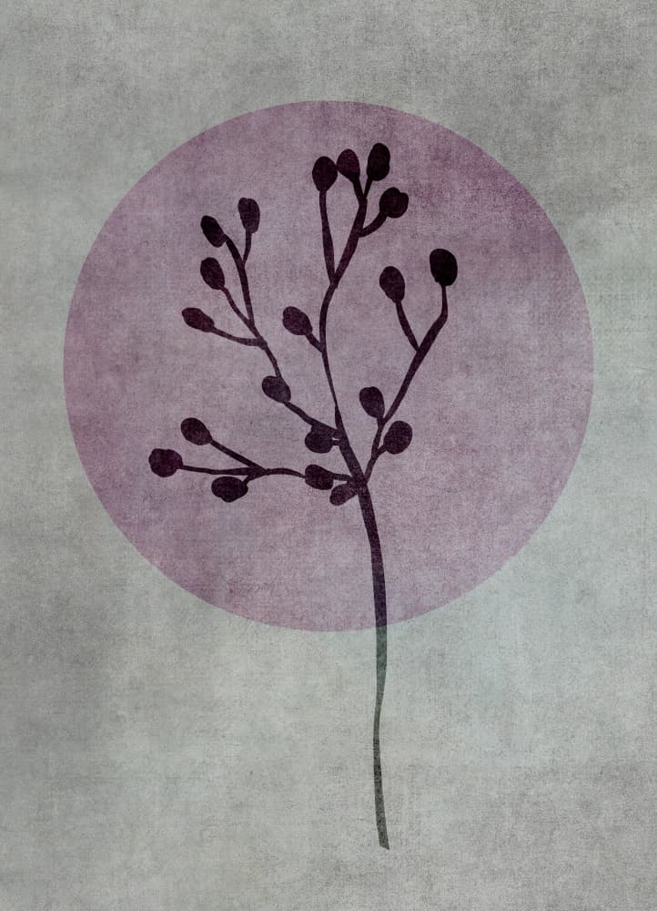 Minimalist Botanical Branch by Andrea Haase — canvas wall art
