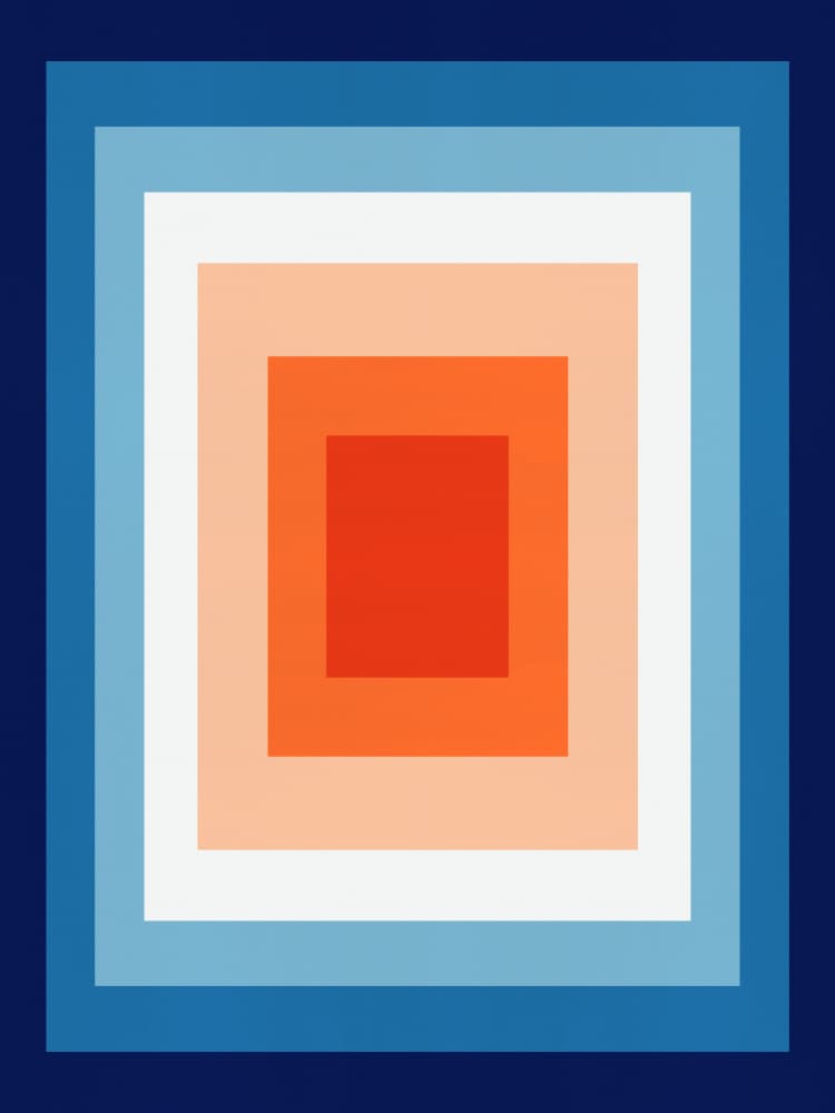Concentric Color Gradient by Vitor Costa — canvas wall art