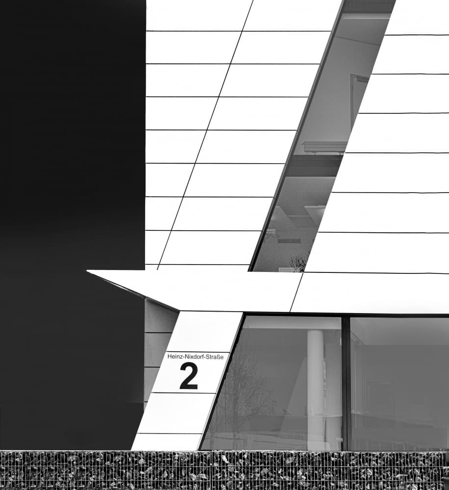Modern Geometric Facade by Stephan Rückert — canvas wall art