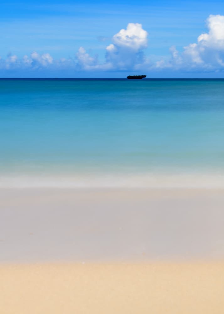 Serene Tropical Beach View by Hidenori Sono — canvas wall art