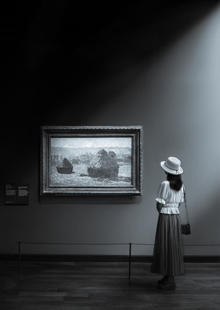 Art Gallery Gaze by Kenneth-Wei Zeng — canvas wall art