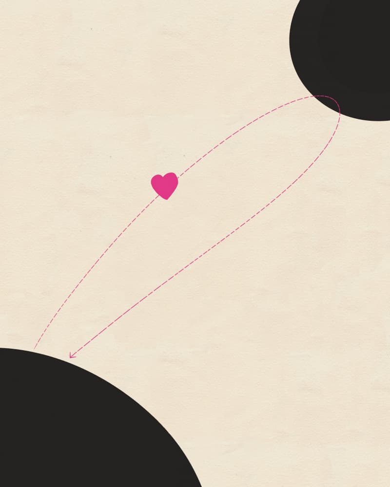 Abstract Love Journey by Deepthi s — canvas wall art