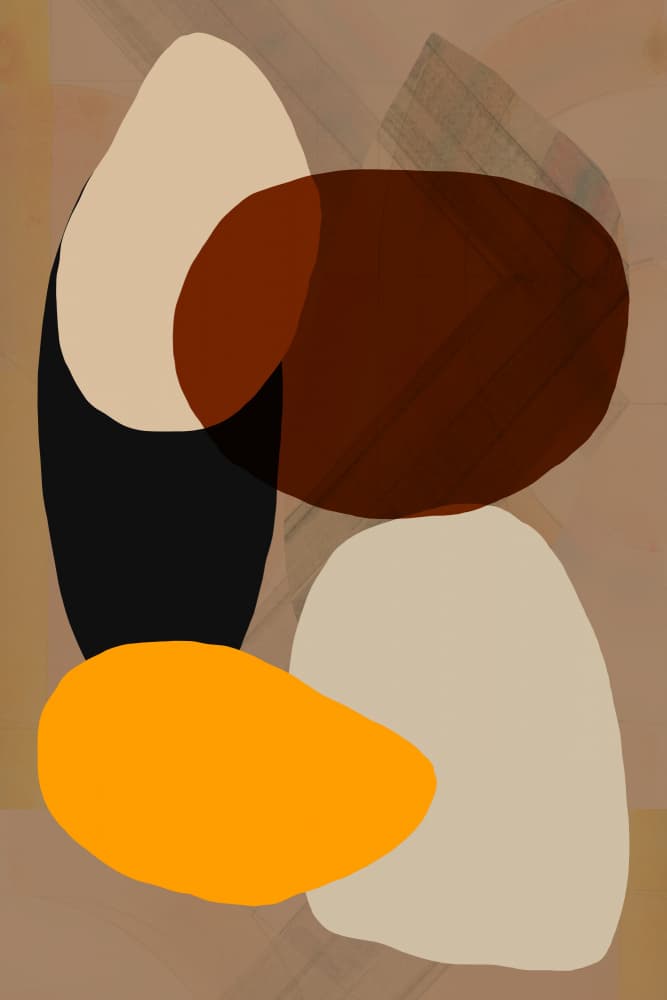 Abstract Organic Forms by cartissi — canvas wall art