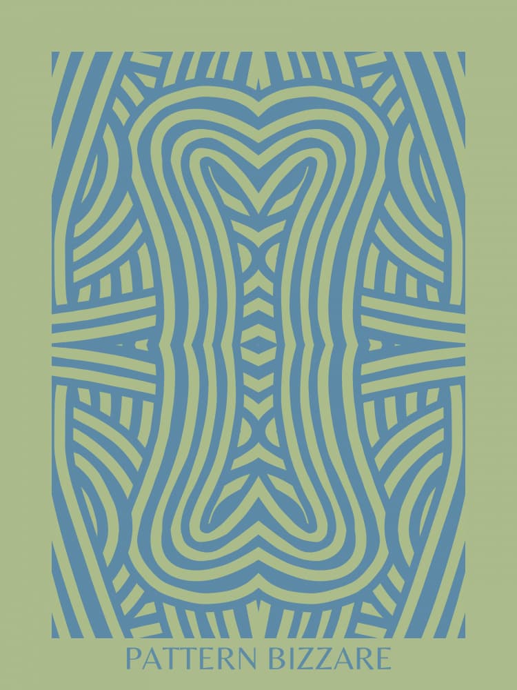 Abstract Flowing Pattern by Little Dean — canvas wall art