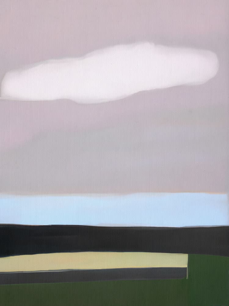 Calm Cloud Landscape by The Printable Studio — canvas wall art
