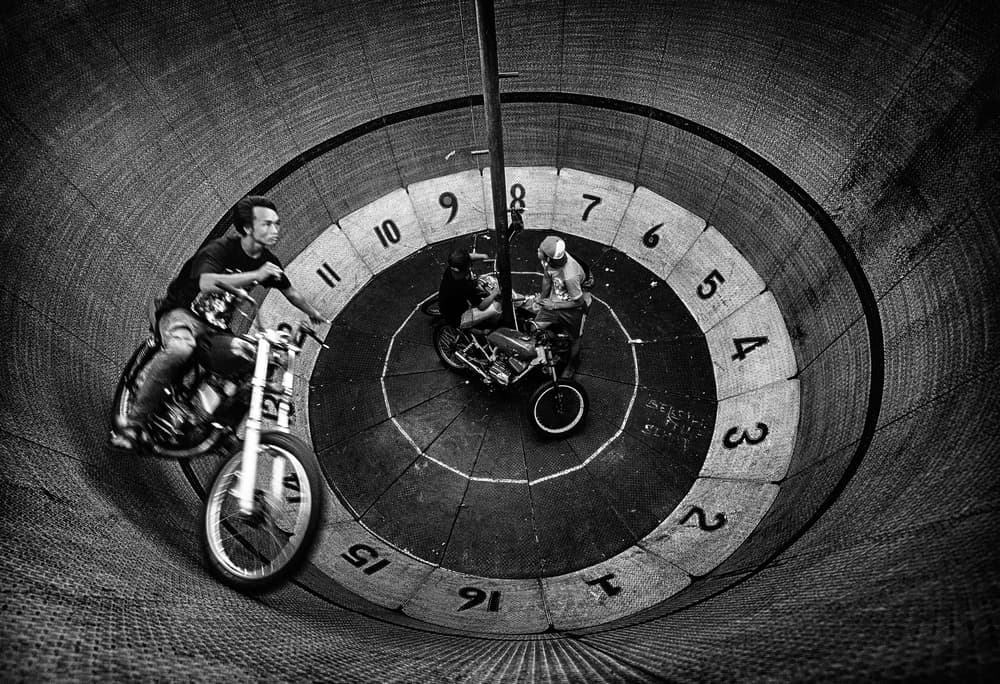 Well of Death Riders by Arief Siswandhono — canvas wall art