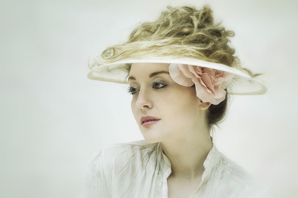 Ethereal Woman In Hat by kenp — canvas wall art