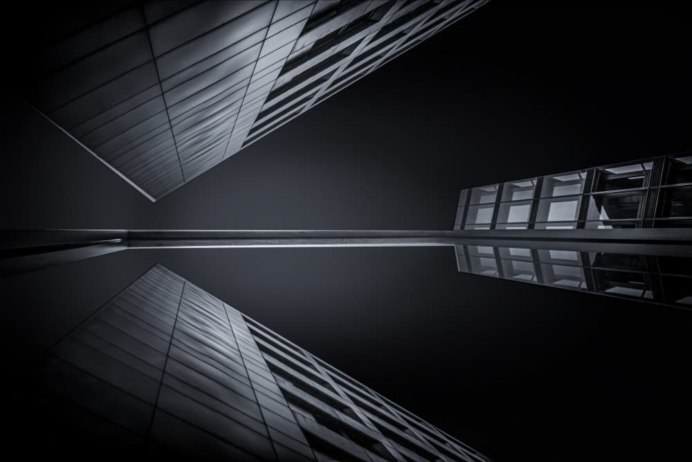 Abstract Urban Reflection by Stephan Rückert — canvas wall art