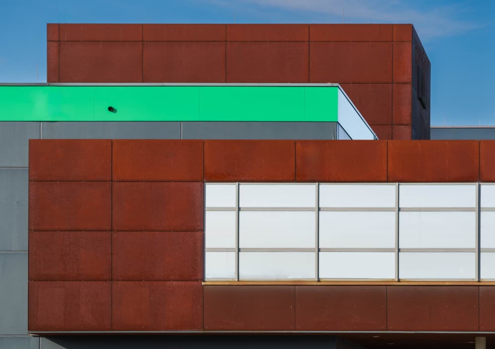 Modern Geometric Facade by Stephan Rückert — canvas wall art
