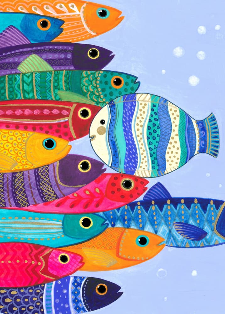 Vibrant Underwater by Isabelle Brent — canvas wall art