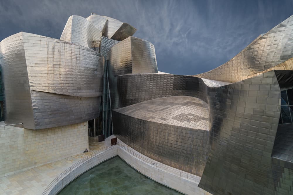 Curved Metal Museum by Luc Vangindertael (laGrange) — canvas wall art