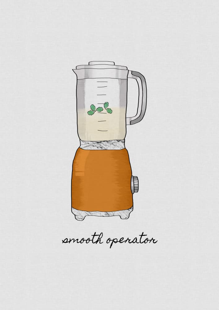 Smooth Operator Blender by Orara Studio — canvas wall art
