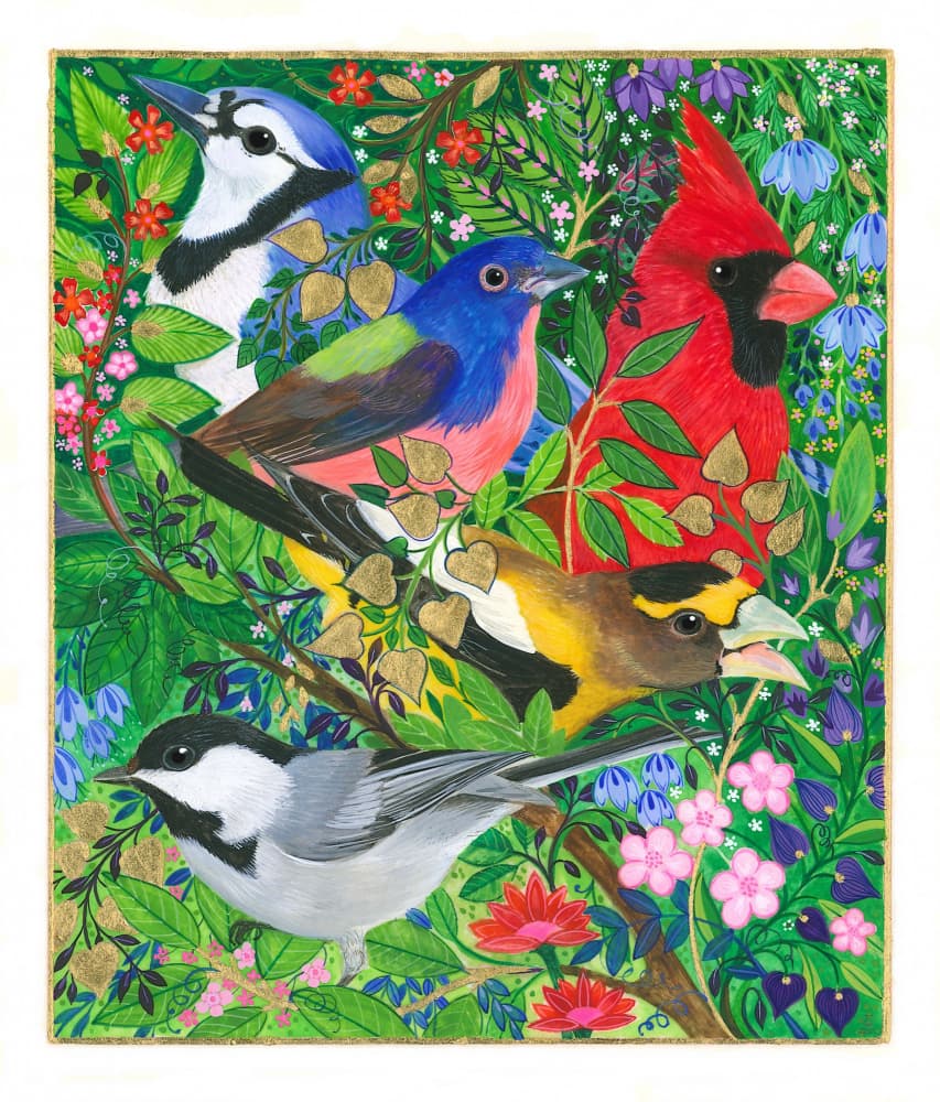 American Birds by Isabelle Brent — canvas wall art