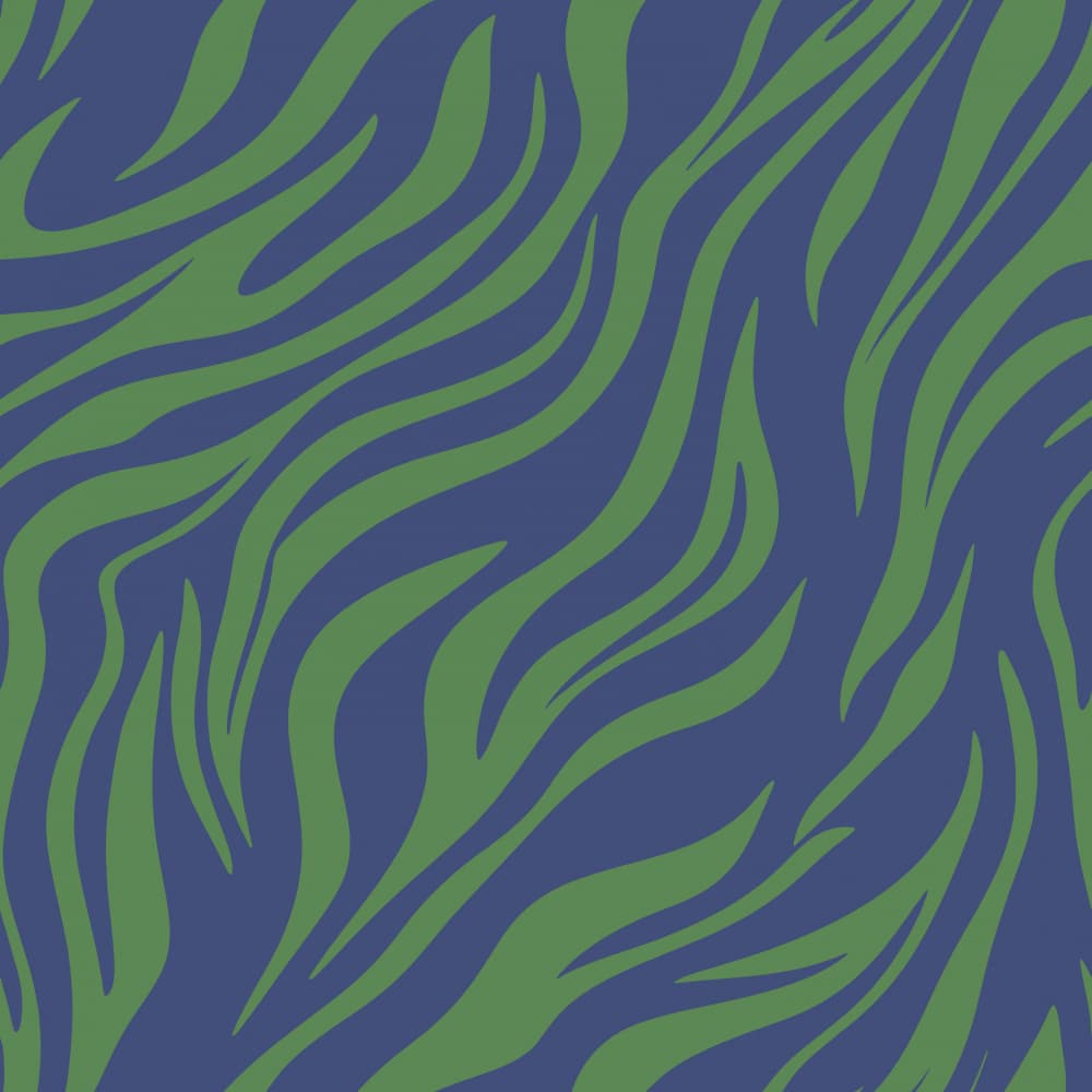 Organic Green Waves by Bilge Paksoylu — canvas wall art