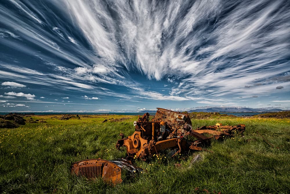 Remains of Vehicle by Þorsteinn H. Ingibergsson — canvas wall art