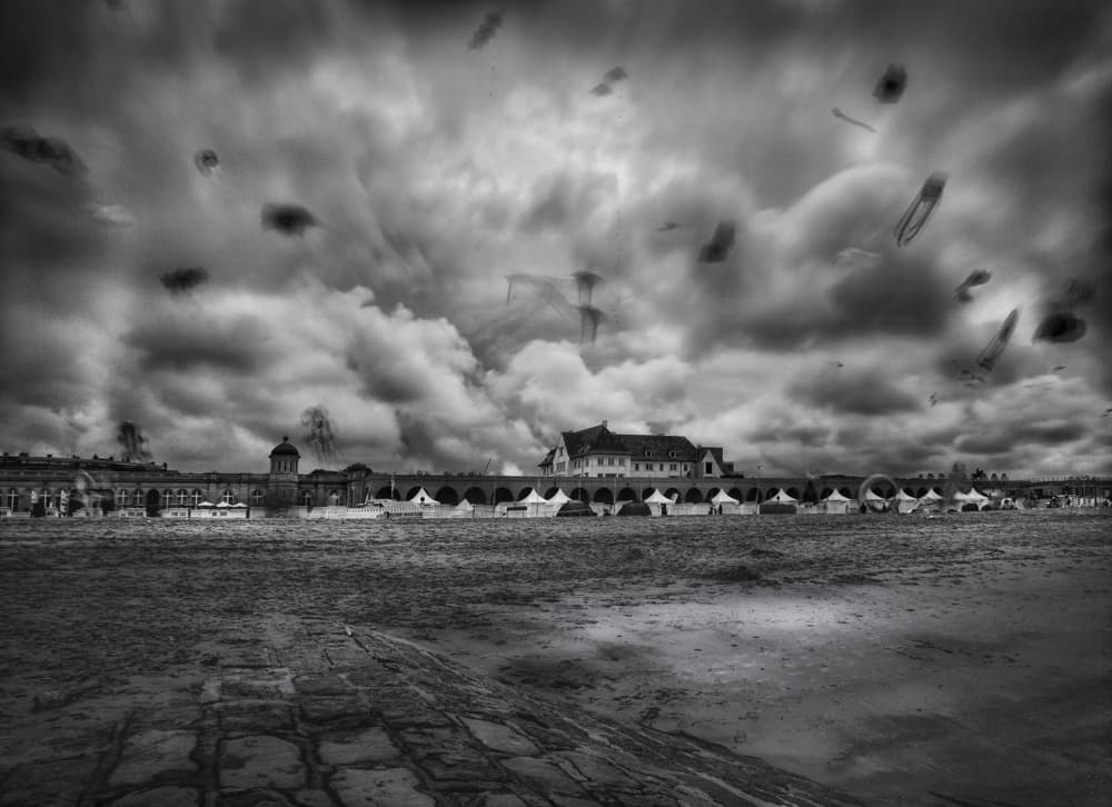 Stormy Versailles Orangerie by Yvette Depaepe — canvas wall art