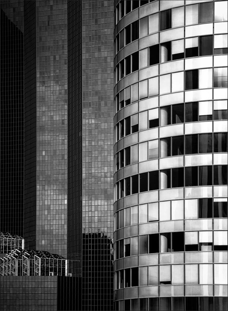 Modern City Geometry by Gilbert Claes — canvas wall art