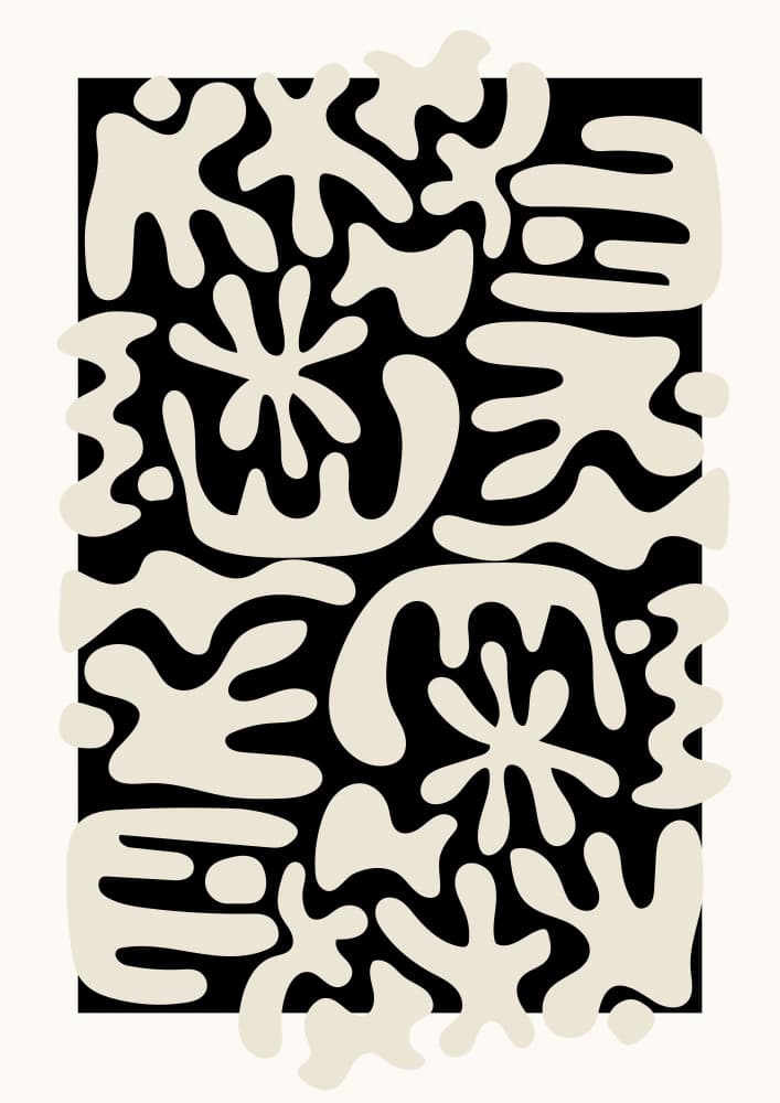 Fluid Organic Shapes by RS LAB STUDIO — canvas wall art